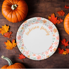 Erntedank Pappteller