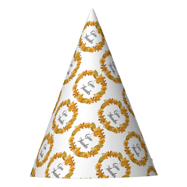 Erntedank Party Hat/Kranz Partyhütchen (Vorderseite)