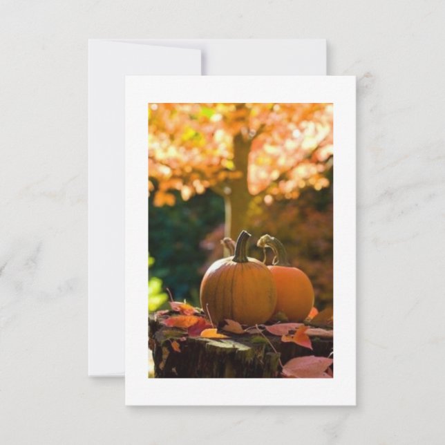 **ERNTEDANK PARTY ODER ABENDESSEN** EINLADUNG (Vorderseite)