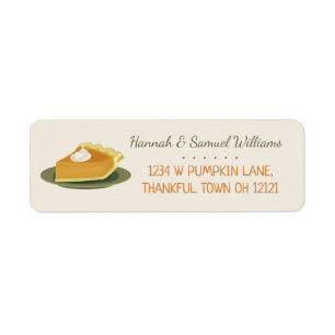 Erntedank Party Pumpkin Pie Herbstfall-Adresse