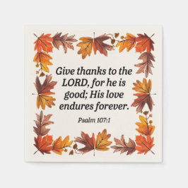 Erntedank Party Serviette