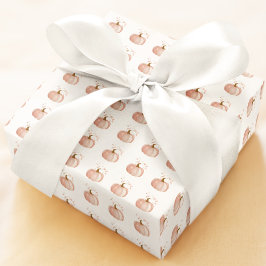 Erntedank - Pastel Pumpkin Fall Design Geschenkpapier
