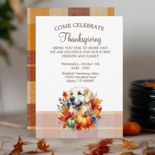 Erntedank Pet Lover Business Einladung