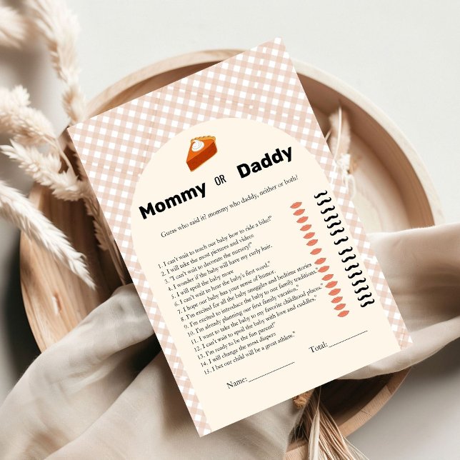 Erntedank Pie Babytrait Babydusche Karte (Von Creator hochgeladen)