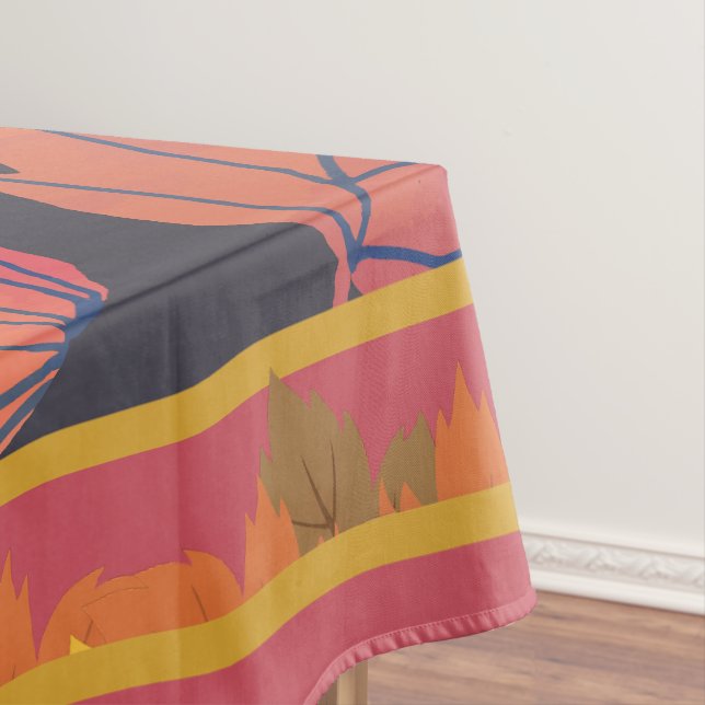 Erntedank Pie Pumpkin Türkei Tischdecke (Beispiel)