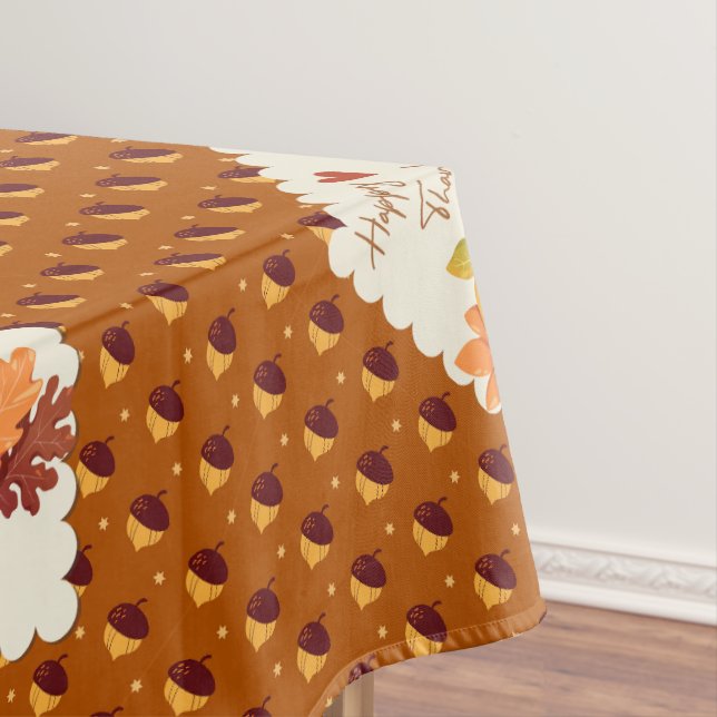 Erntedank Pie Pumpkin Türkei Tischdecke (Beispiel)