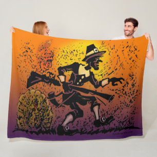 Erntedank Pilgrim Fleecedecke