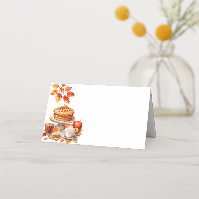 Erntedank Platzkarte (Vorderseite)