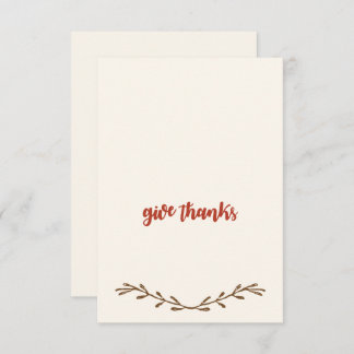 Erntedank-Platzkarten Einladung