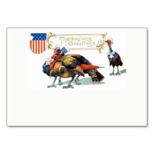 ERNTEDANK-PLATZKARTEN TISCHNUMMER