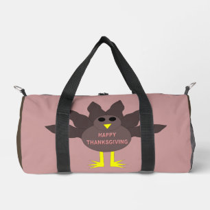 Erntedank Pluckte Türkei Gemustert Duffle Bag