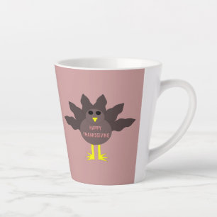 Erntedank Pluckte Türkei Milchtasse