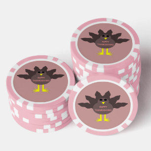 Erntedank Pluckte Türkei Pokerchips