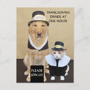 Erntedank-Postkarte/Einladung Einladungspostkarte