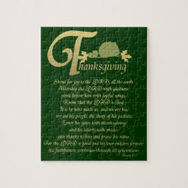 Erntedank - Psalm 100 Puzzle