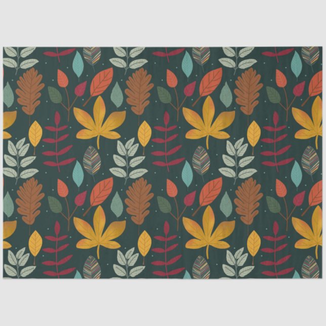 Erntedank Pumpkin Series Design 28 Seidenpapier (Vorderseite)