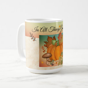 Erntedank Pumpkin Tasse