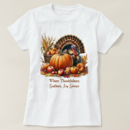 Erntedank Pumpkin Türkei T-Shirt