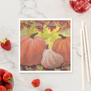 Erntedank Pumpkins #2 Herbstausgänge Serviette