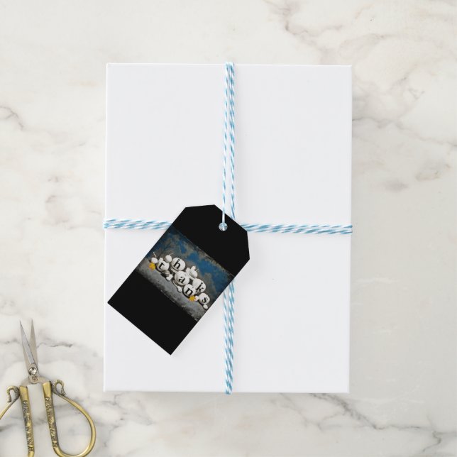 Erntedank Pumpkins Geschenkanhänger (Mit Garn)