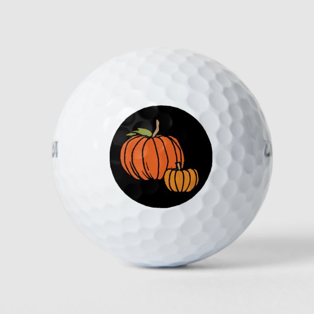 Erntedank Pumpkins Golfplätze Golfball (Vorderseite)