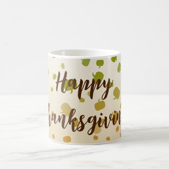 Erntedank Pumpkins Kaffeetasse (Mittel)