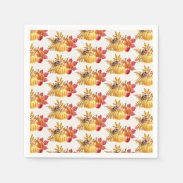 Erntedank Pumpkins Napkin Serviette