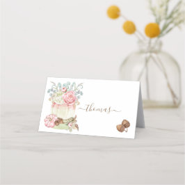 Erntedank Pumpkins Pink Ivory Sage Platzkarte