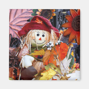 Erntedank Rag Doll unter der Herbsternte Szene Magnet