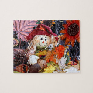Erntedank Rag Doll unter der Herbsternte Szene Puzzle