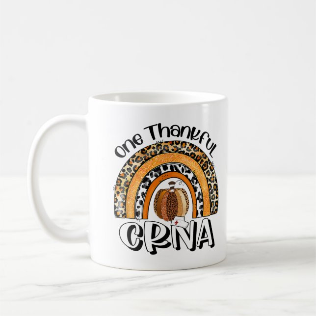 Erntedank Rainbo - Eine dankbare CRNA Kaffeetasse (Links)