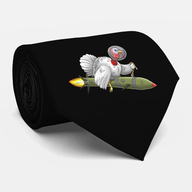 Erntedank Rocket Türkei Krawatte (Gerollt)