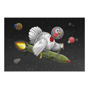 Erntedank Rocket Türkei Poster