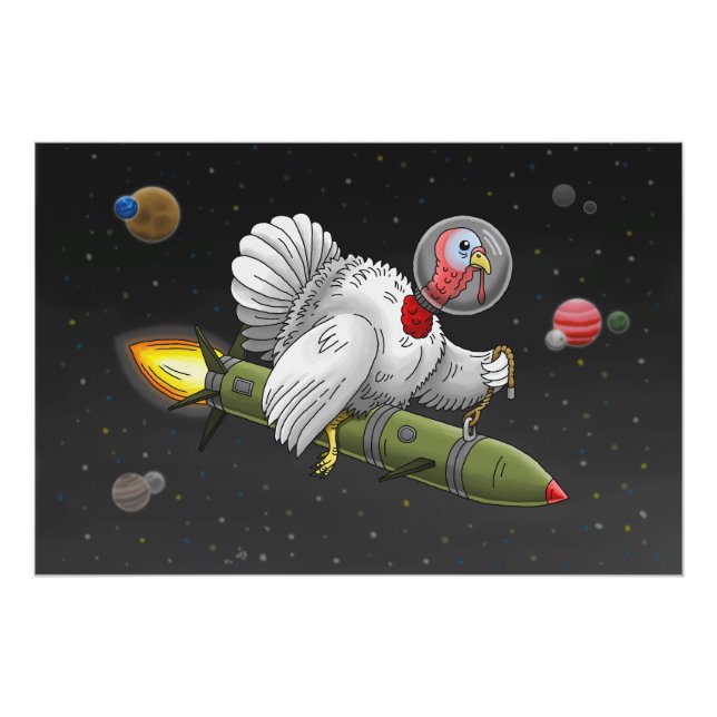 Erntedank Rocket Türkei Poster (Vorderseite)