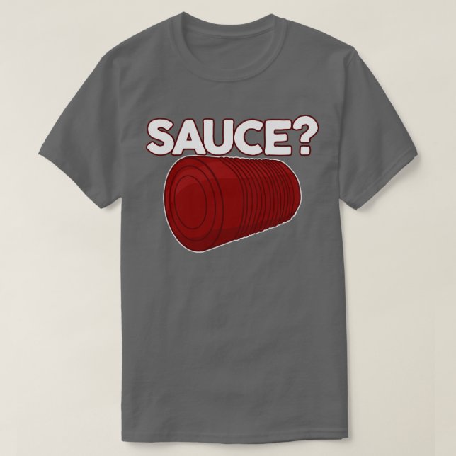 Erntedank Sauce Solid Canned Cranberry T-Shirt (Design vorne)