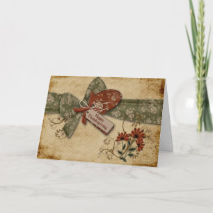 Erntedank-Scrapkarte Feiertagskarte