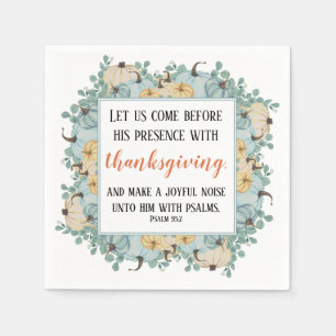 Erntedank Scripting Wasserfarbe Pumpkellerrahmen Serviette