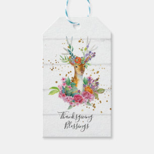 Erntedank Segen Hirsche Geschenkanhänger