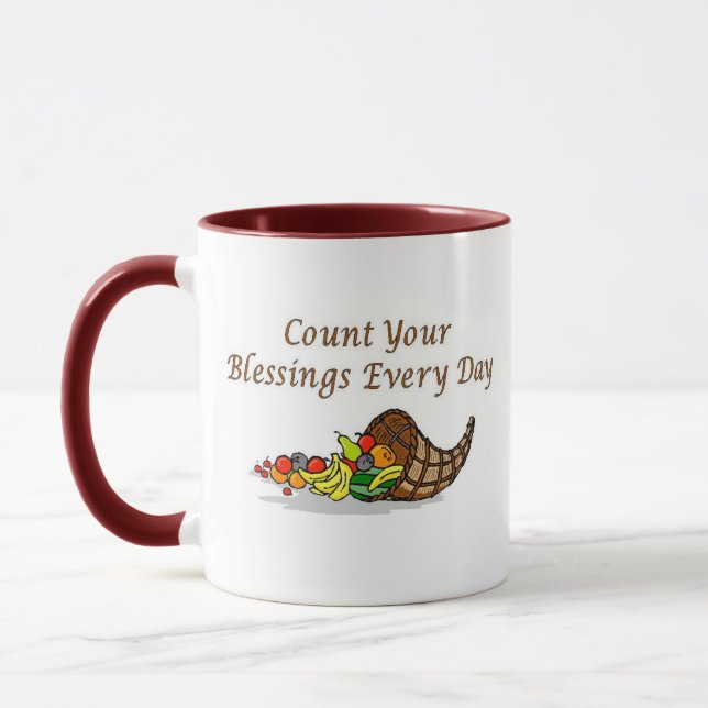 Erntedank Segen Tasse (Links)