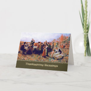 Erntedank Segnungen. Fine Art Feiertagskarte
