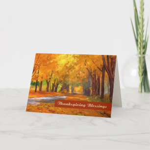 Erntedank Segnungen. Fine Art Grußkarte Feiertagskarte
