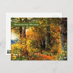 Erntedank Segnungen. Fine Art Postcard Postkarte