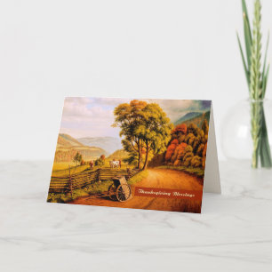 Erntedank Segnungen. Grußkarten für Fine Art Feiertagskarte