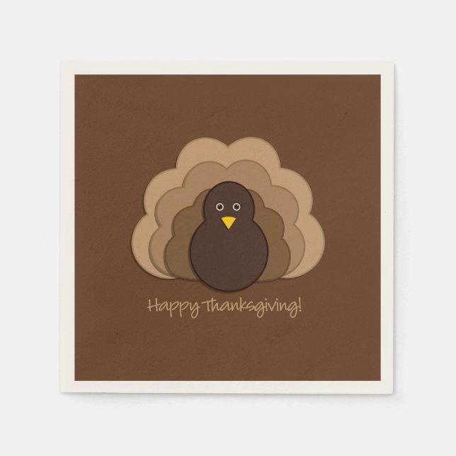 Erntedank Serviette (Vorderseite)