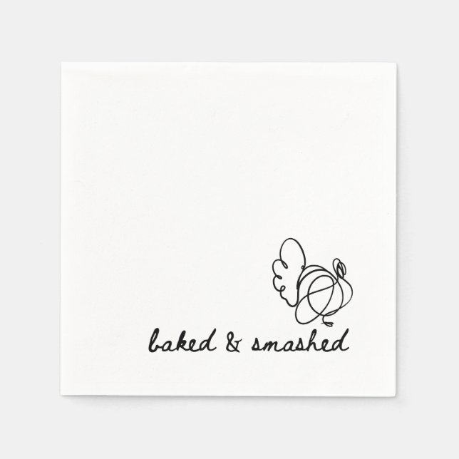 Erntedank-Serviette Serviette (Vorderseite)