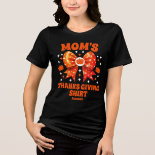 Erntedank-Shirt der personalisierten Mama Tri-Blend Shirt
