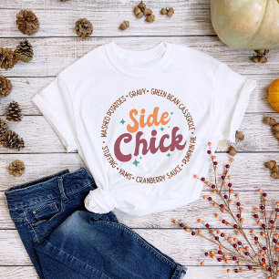 Erntedank Side Chick Gravy Casserole T-Shirt