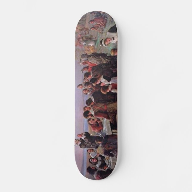 Erntedank-Skateboard Skateboard (Vorderseite)