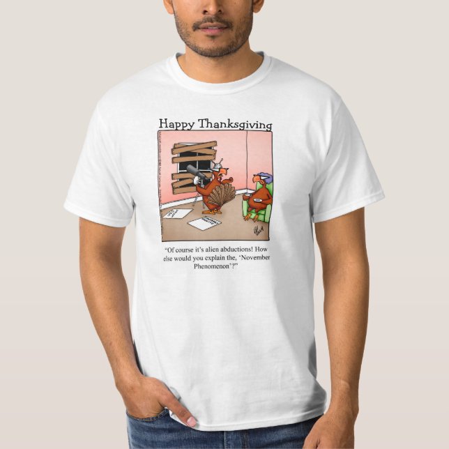 Erntedank Spaß "November Phenomenon" Teemond T-Shirt (Vorderseite)