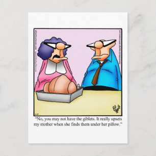 Erntedank Spaß Postkarte "Spectickles"